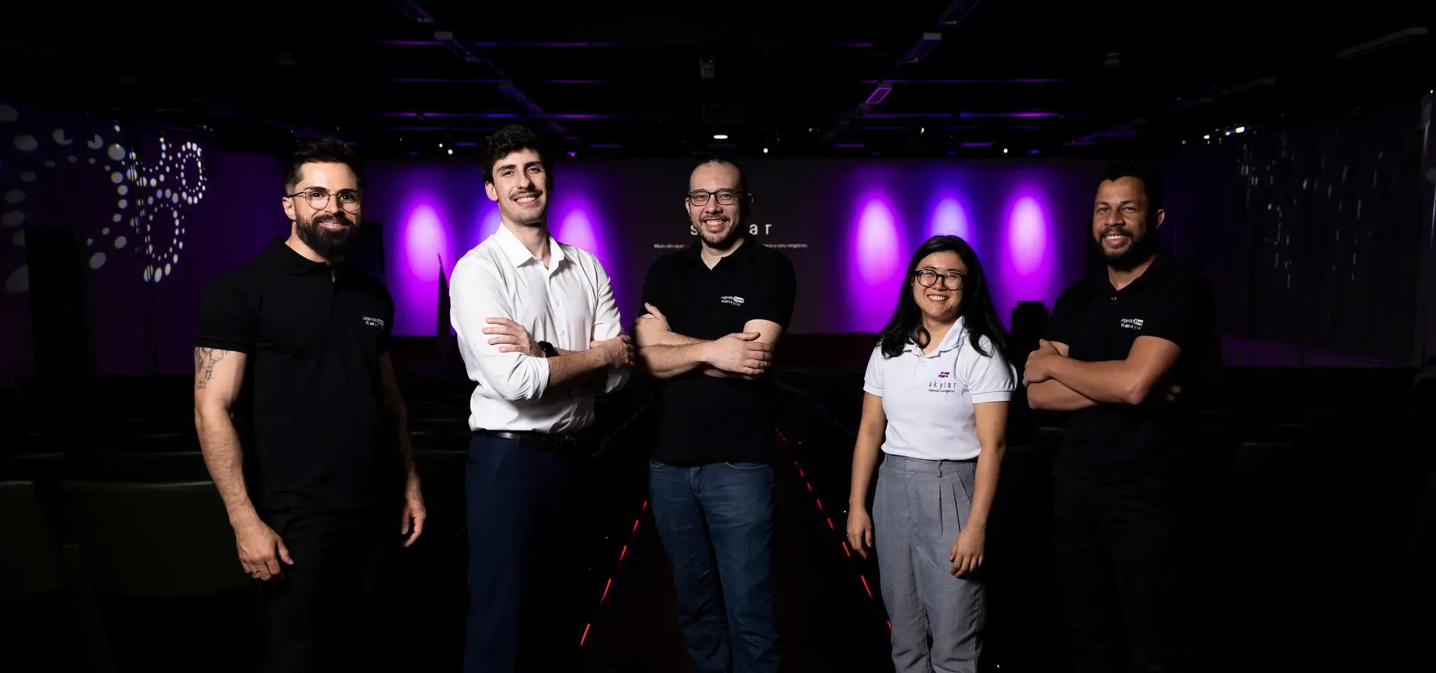 Imagem do time de eventos da Skylar